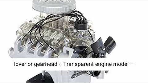 Ford 1965 Mustang V8 Engine Model Kit   Working Model Motor with Collector