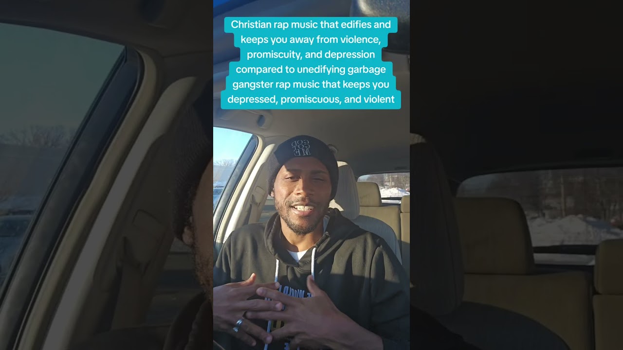 Christian rap music edifies minds and relationships and garbage gangster rap music destroys them