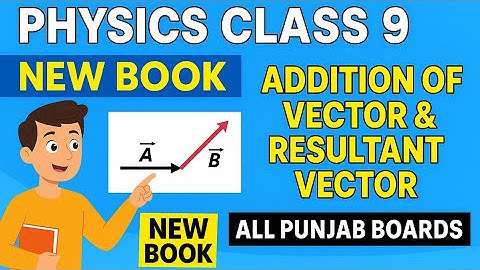 Physics Class 9| New Book| Ch. 2| Video-2| Addition of Vector & Resultant Vector| All Punjab Boards