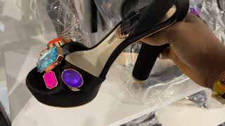 Luxury Shopping | Come With Me to Luxury Sample Sale | Sophia Webster shoes haul