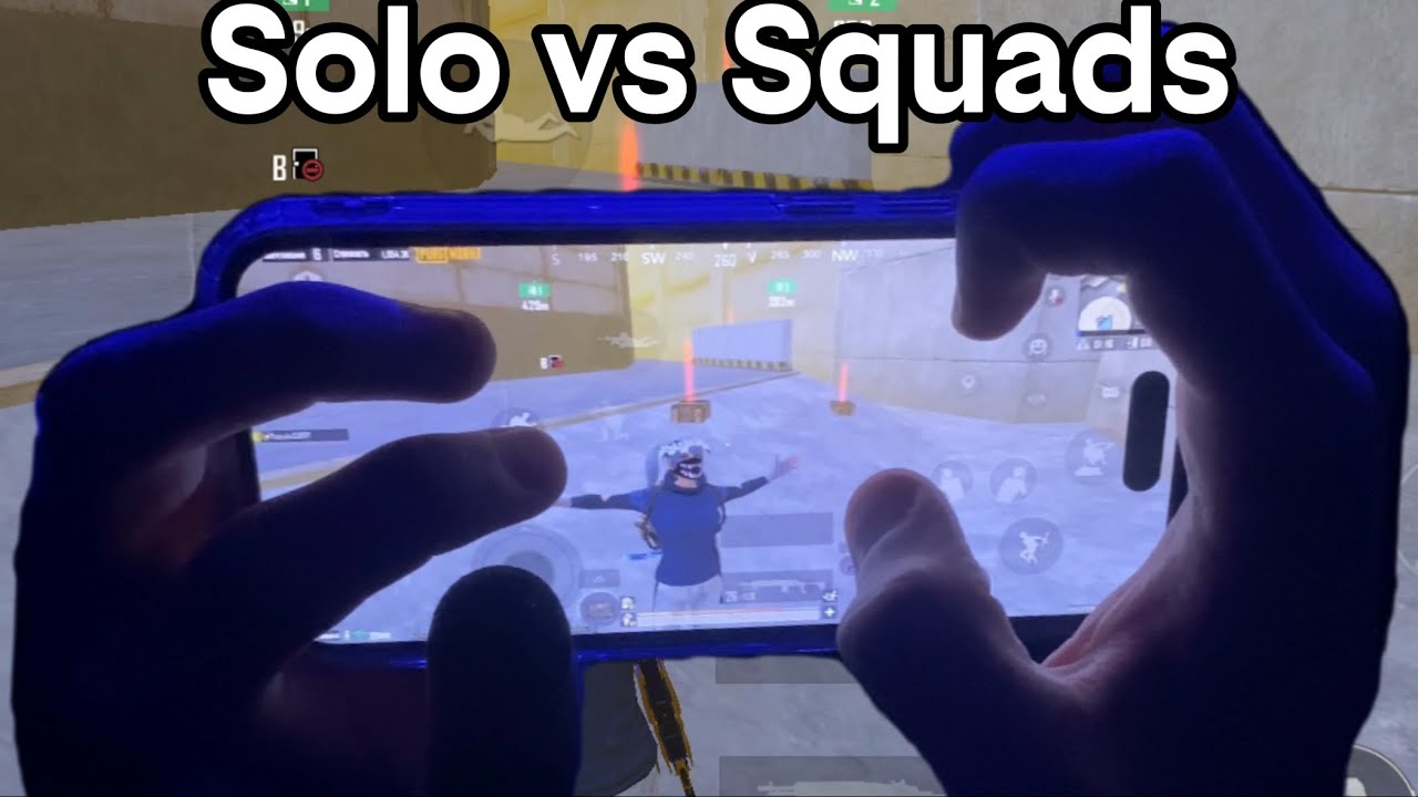 Соло vs Сквадов в Метро рояль (handcam)