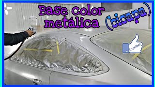 cómo pintar colores aluminio (plata ) sin dejar marcas ni betas