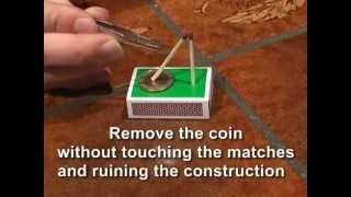 Physics projects-Amazing Trick with Matches and a Coin.flv