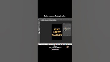 clipping mask text | text masking in photoshop #shorts #photoshop #trending #viral #viralshorts