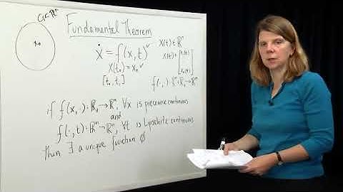 EE221A: Linear Systems Theory, Fundamental Theorum of Ordinary Differential Equations