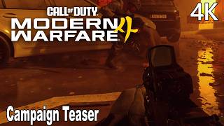 Call of Duty Modern Warfare 4 Campaign Teaser 4K