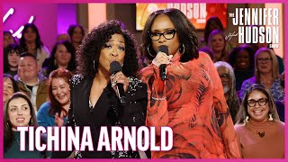 Celebrity Jennifer Hudson & Tichina Arnold Reunite for a Hilarious Riff-Off Profile