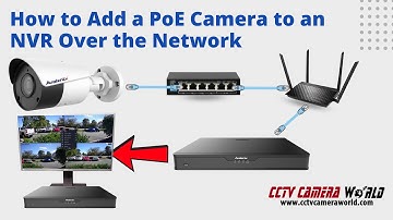 How to Add a PoE Camera to an NVR Over the Network