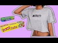 DIY CLOTHES (T-shirt Print using Plastic Food Wrap??)