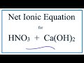 Net Ionic Equations and Spectator Ions