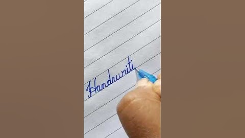 Handwriting #shorts #calligraphy #cursive