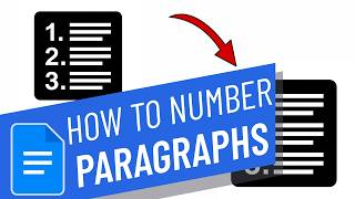 How To Number Paragraphs in Google Docs