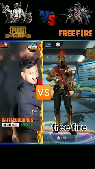 pubg vs free fire tik tok shayri whatsApp status##shots #viral #video