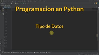 Tipos de Datos en Python