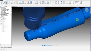23 Grabado de texto enrollado en superficie con FeatureCAM CAD CAM
