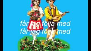 Video thumbnail of "Vart ska du gå min lilla flicka (med text) med Sara Eng"