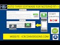 Auto Typer Software For Notepad RT++ | RT++ Auto Typer Software | Download RT++ Auto Typer Software