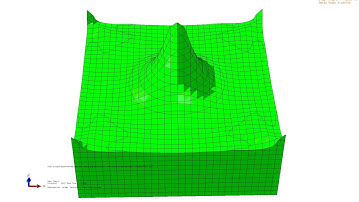 SIMULIA CEL Coupled Eulerian-Lagrangian - Droplet displacement