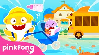 peekaboo baby shark babysits at a kindergarten story pretend play pinkfong baby shark