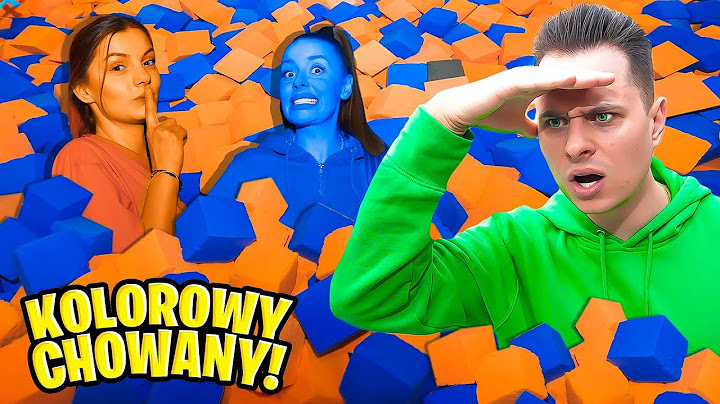 KOLOROWY CHOWANY W PARKU TRAMPOLIN!