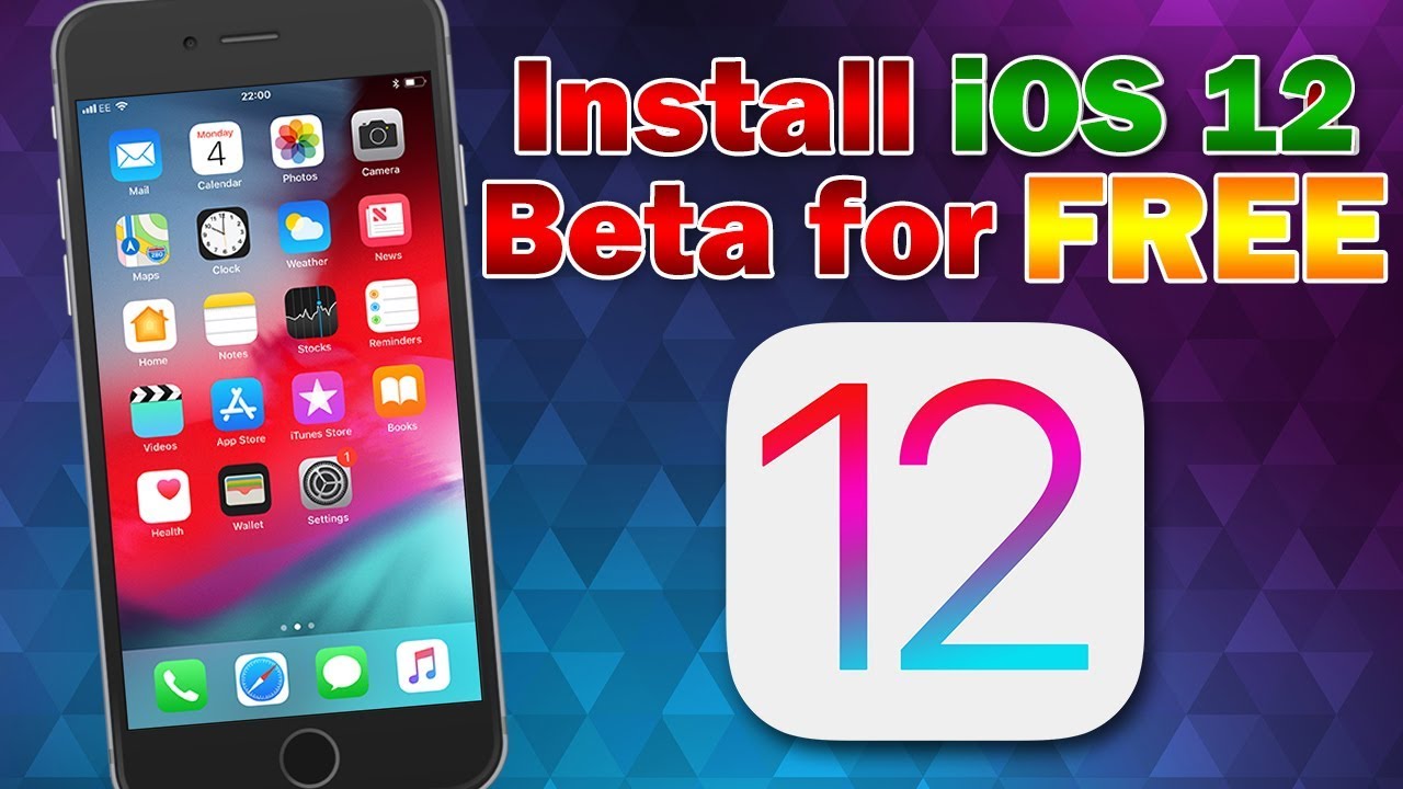 ios 12 beta download free