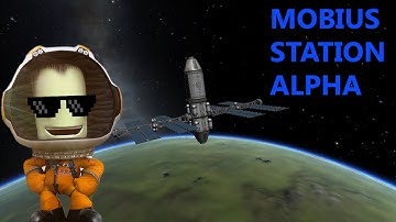KSP: single launch space station
