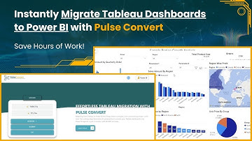 Instantly Migrate Tableau Dashboards to Power BI with Pulse Convert | Save Hours of Work!