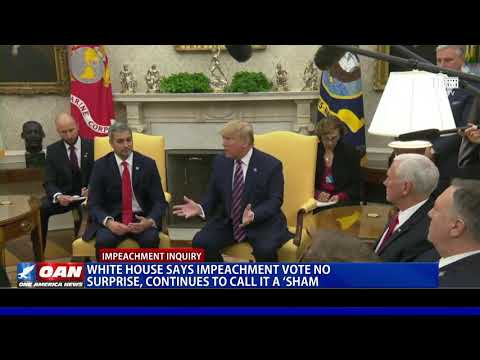 White House says ‘sham’ impeachment vote is no surprise