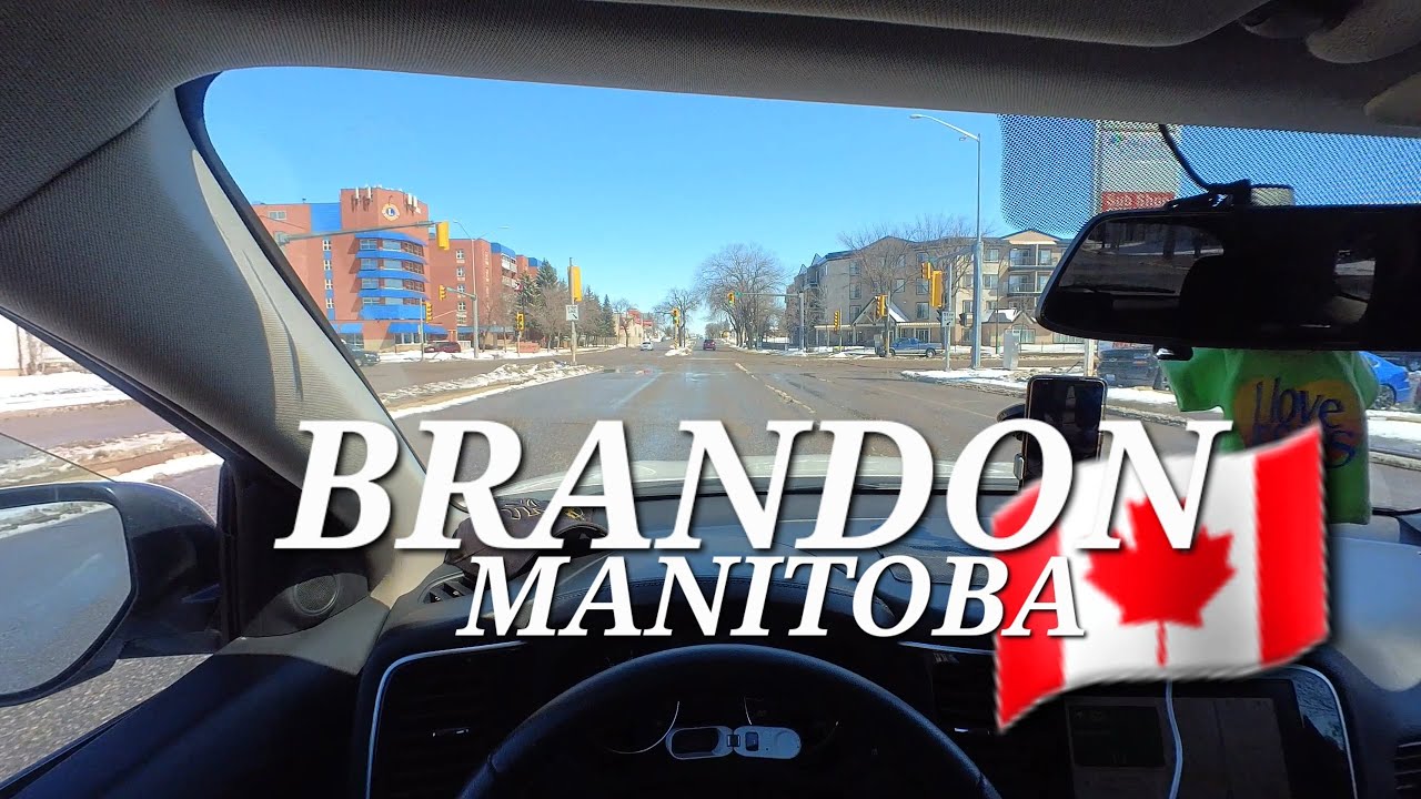 DRIVING AROUND BRANDON || BISDAK IN CANADA 🇨🇦