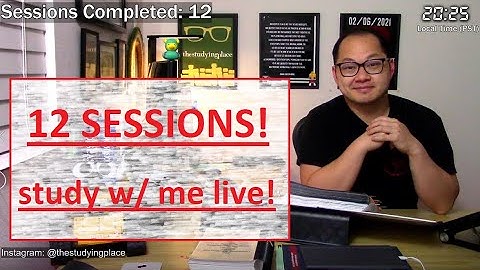 study with me live 14 sessions 60/10 pomodoro. USMLE Step 1 COMLEX Level 1