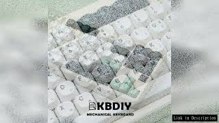 KBDiy PBT GMK Botanical Keycap Set KOA Profile Keyboard Keycaps Custom Similar MOA 131 Keys Caps for