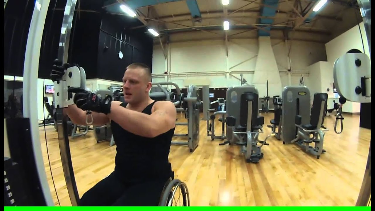 Spinal cord injury,weight lifting, YouTube