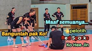 Alasan aku main voli? Untuk ketemu Mega di Indonesia!🇮🇩 (Hari pelatih Red Sparks merasa batasannya)