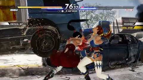 DOA6 Momiji 💥 Kasumi | CPU vs CPU AI vs AI (hardest level 8)