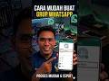Cara Mudah Buat Grup Whatssap