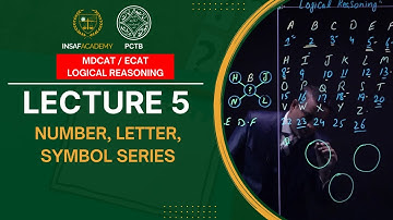 Logical Reasoning MDCAT / ECAT | Lecture 05 | Number, Letter, Symbol Series | PCTB Insaf Academy