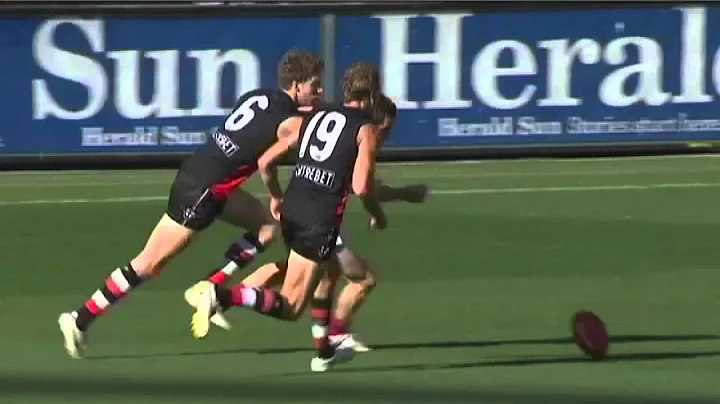 Joel Macdonald Sets Up Jack Watts - Round 9, 2011