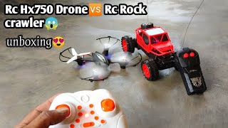 Rc hx drone rc radio control airplane rc racing concept car unboxing review test 2024