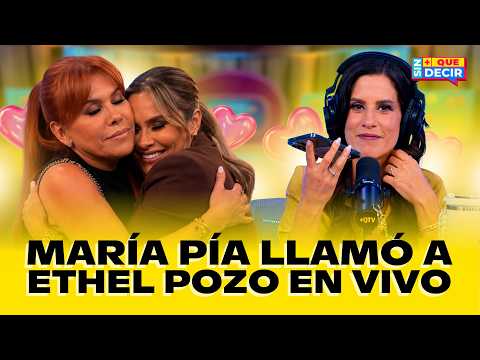 MARIA PIA CALLED ETHEL POZO AFTER HER INTERVIEW WITH MAGALY | WITHOUT FURTHER ADO | +QTV