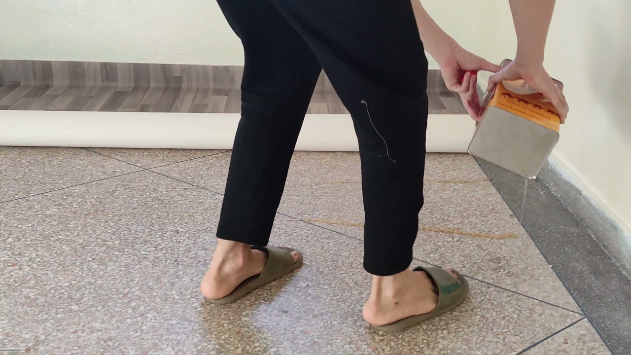 تركيب ارضية جير فليكس  installation de gerflex