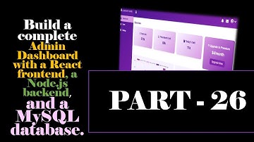 React Admin Dashboard with Node.js & MySQL – Step-by-Step Guide (Part 26)| Sales Summary API