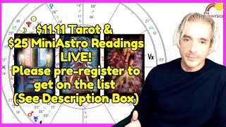 ? Live @ 10.30pm! Tarot Readings & Mini Astrology Readings! (Plz Pre-Register - See Description Box)