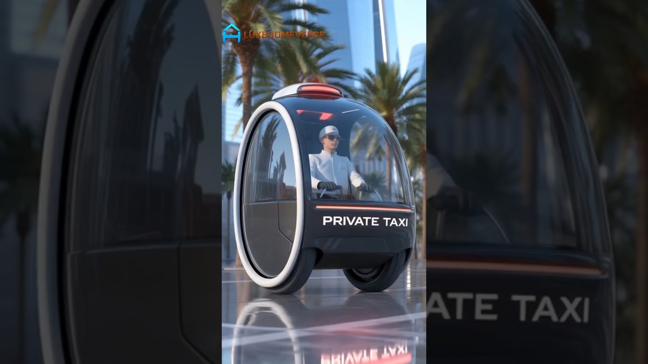 Futuristic Private Taxi: The Ultimate Urban Mobility Pod Futuristic Private Taxi: The Ultimate Urban Mobility Pod