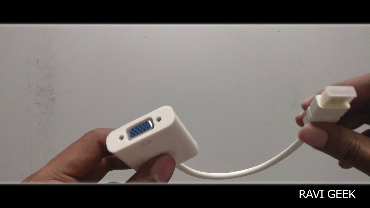 HDMI to VGA converter Adapter cable review YouTube