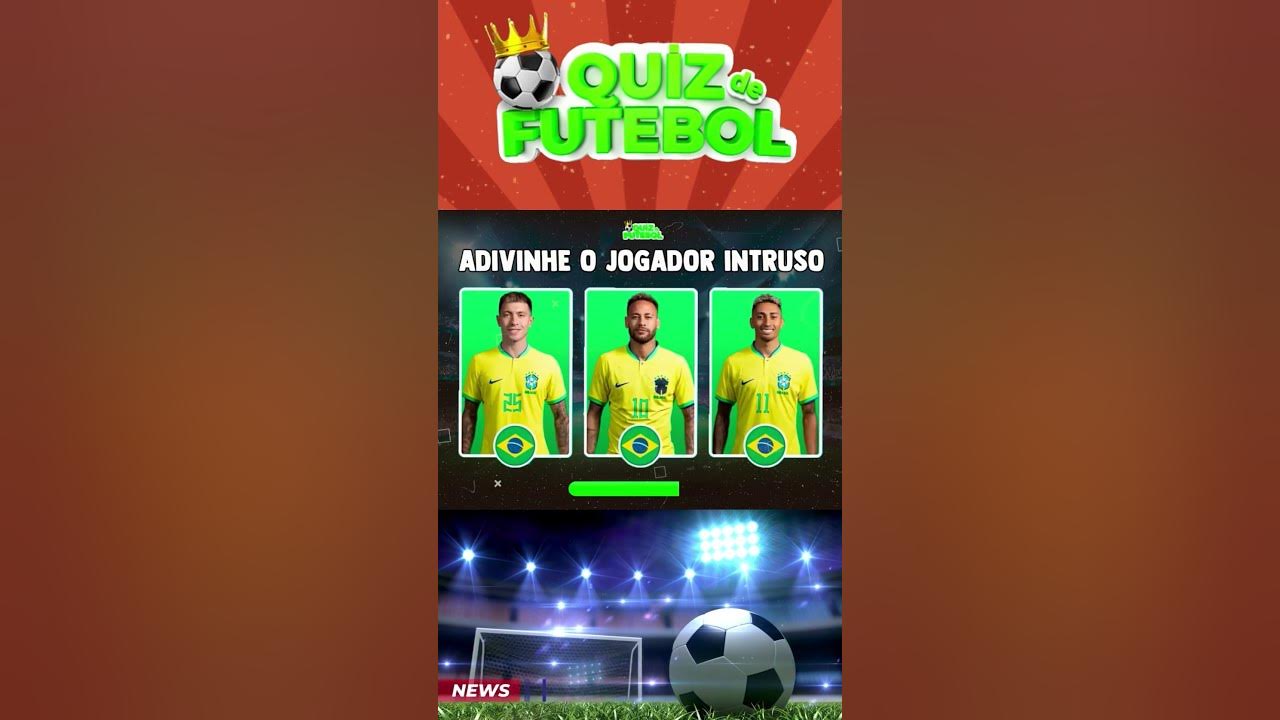 QUIZ DE FUTEBOL, ADIVINHE O JOGADOR ERRADO