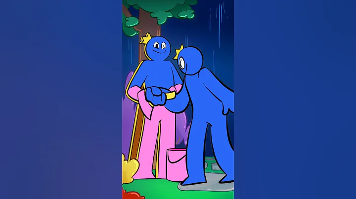 Love is... Blue and Pink #shorts #rainbow #animation