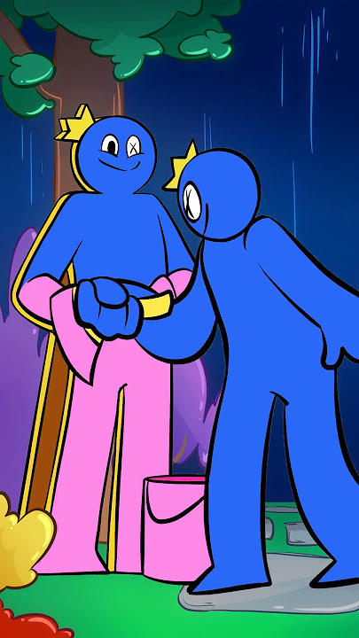 Love is... Blue and Pink #shorts #rainbow #animation
