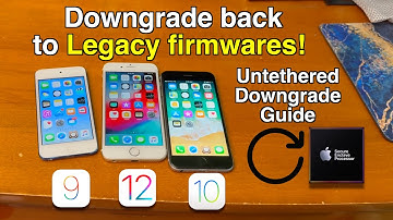 Downgrade to Legacy Firmwares Untethered Using Turdus Merula! [ADVANCED GUIDE BLOBS REQUIRED]