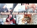 HAIR CUT, M&amp;S + ASDA HAUL | GOING ON A FOOD HUNT | VLOG | SafsLife