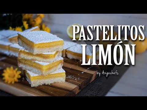 Pastelitos de Limón (Lemon Bars) · Receta Fácil y Rápida